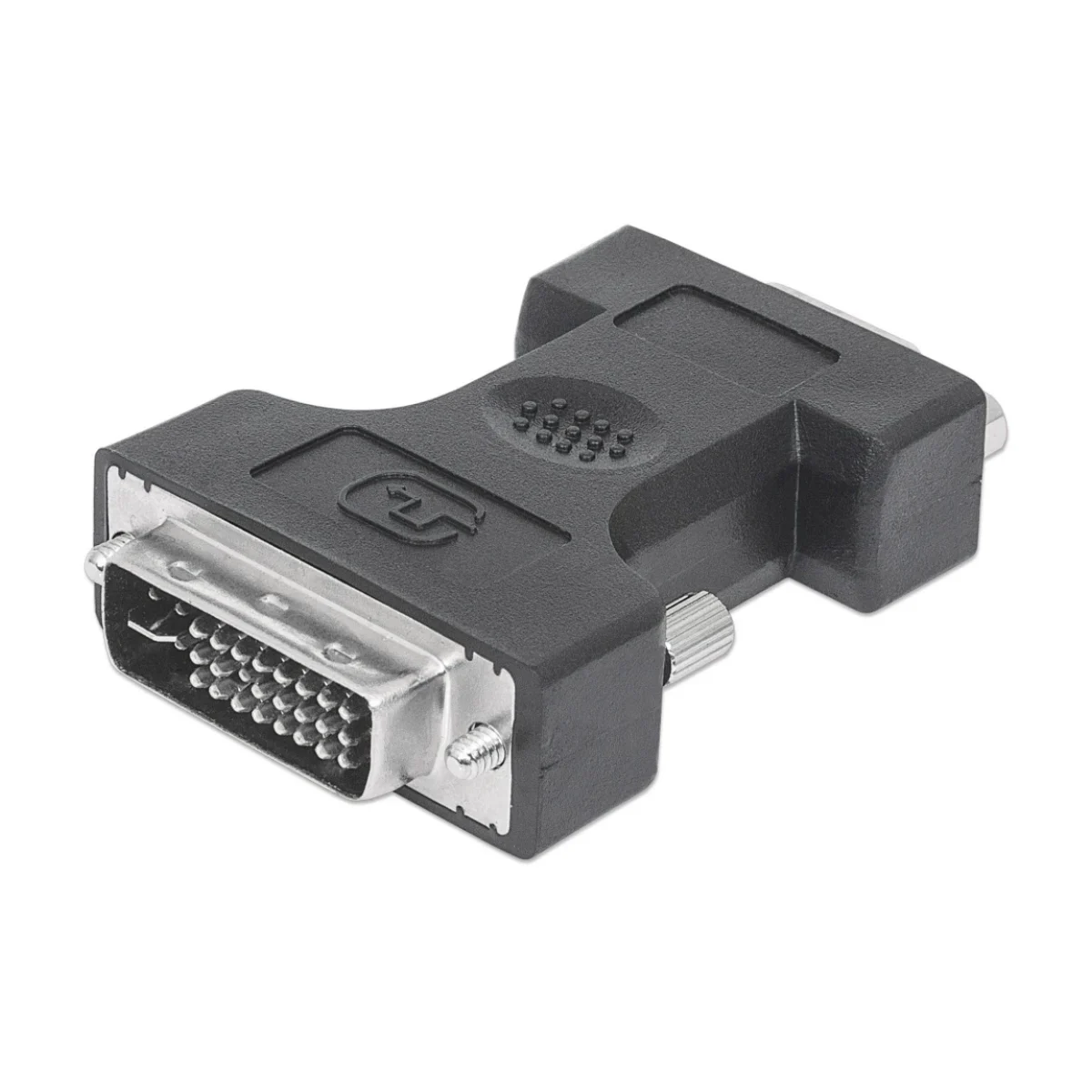 Adaptador de Video Manhattan DVI I a VGA Macho a Hembra Negro 328883