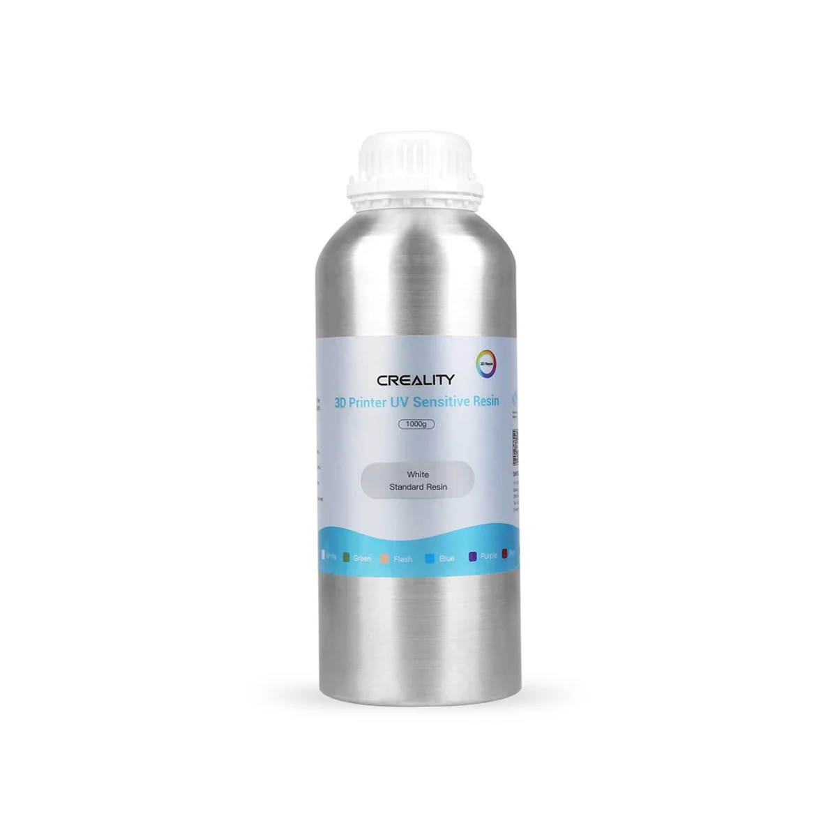 Resina Creality LCD Estandar Rigida 1kg Blanco 330 3302020027