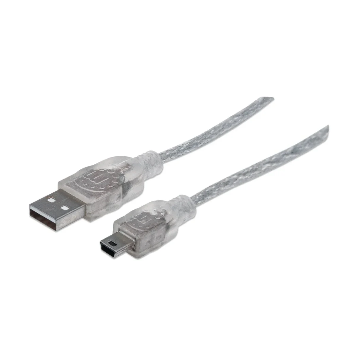 Cable USB de Alta Velocidad 20 a macho B Mini de 5 pines 18 metros Transparente 333412