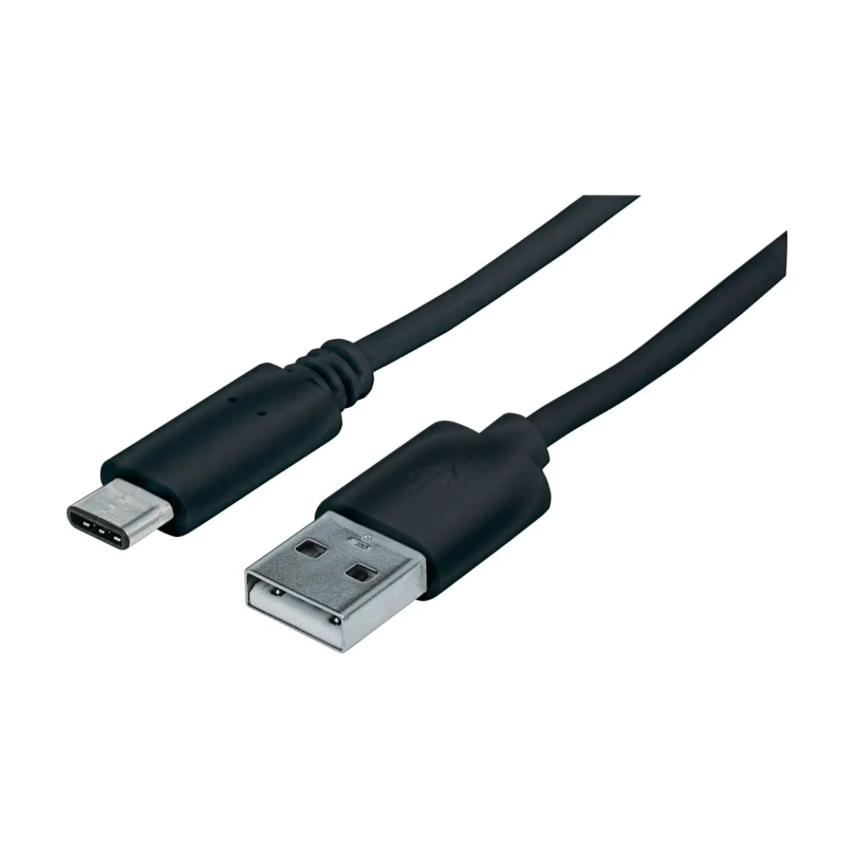 Cable Manhattan 353298 1m USB A USB C Negro 353298