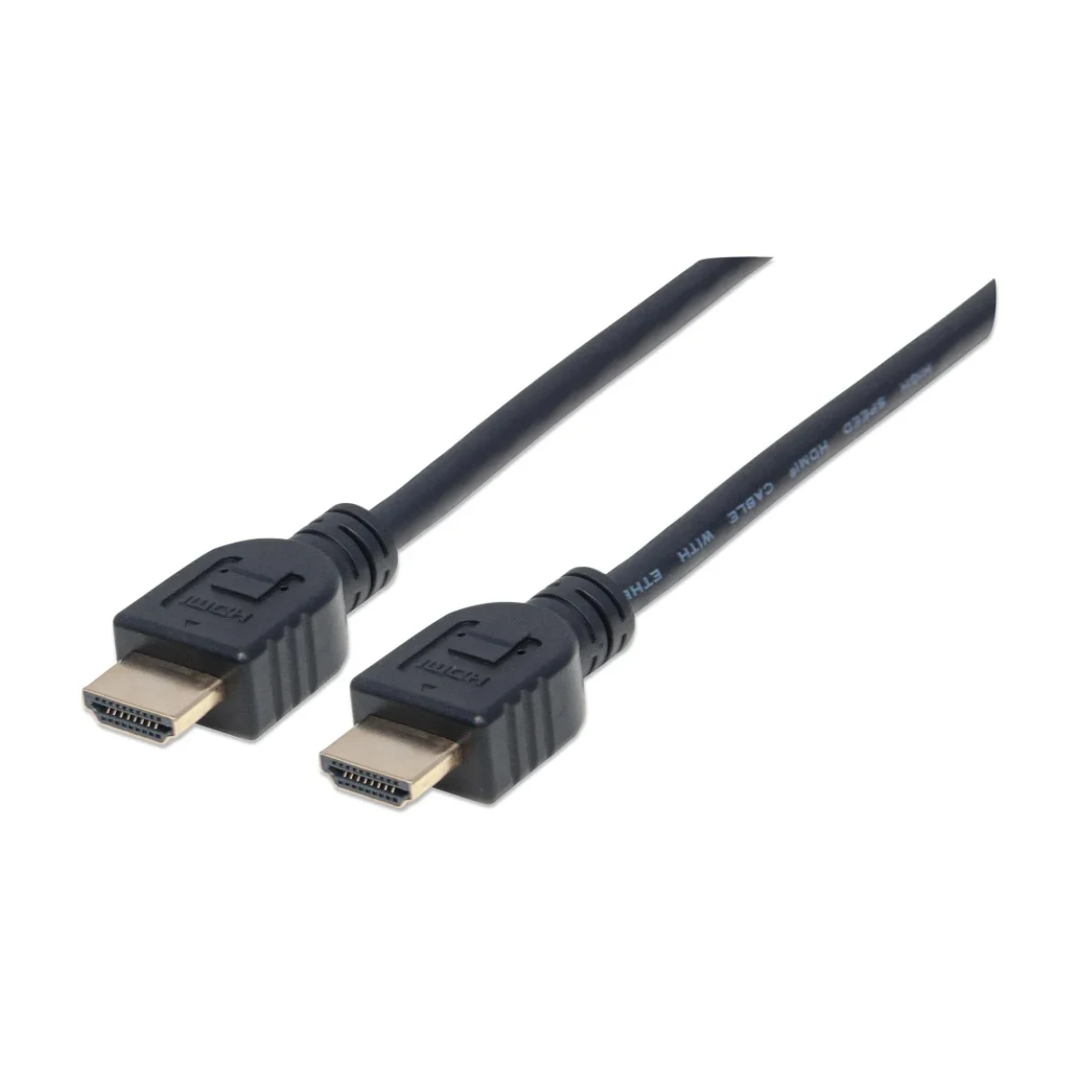 Cable HDMI Manhattan 1m Intramuro 3D 4K Bano de Oro 353922