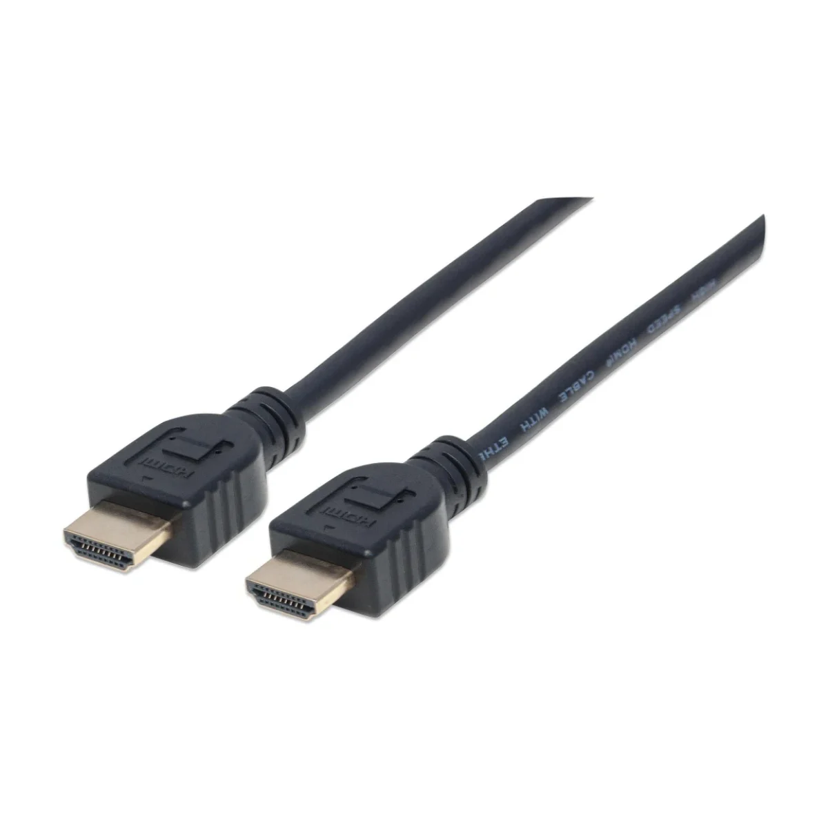 Cable HDMI Manhattan 2m Intramuro 3D 4K Bano de Oro 353939