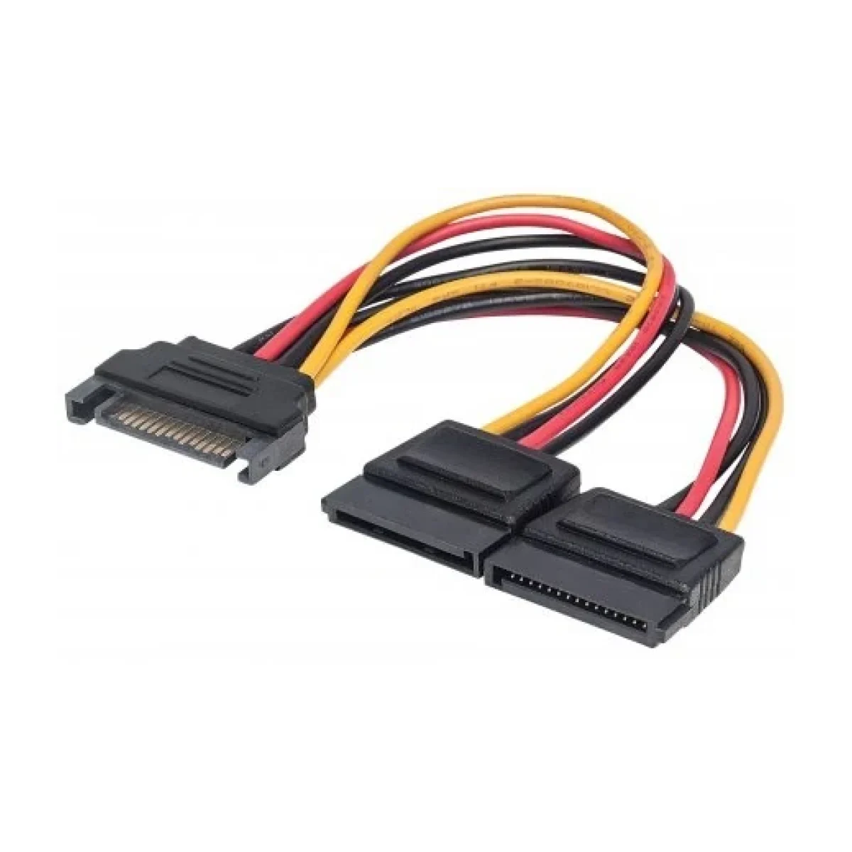 Cable de Corriente Manhattan 354554 1 Macho a 2 Hembras 354554