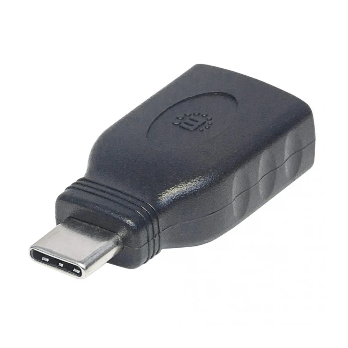 Adaptador Manhattan 354646 USB 31 a USB C Hembra a Macho Negro 354646