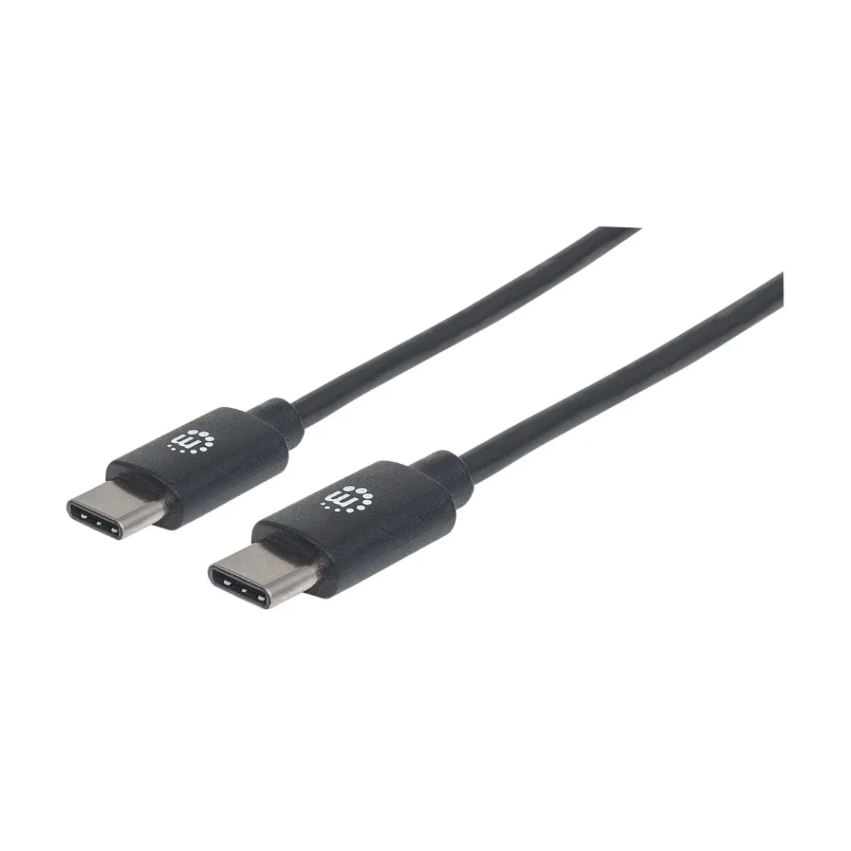 Cable Manhattan 354875 USB C Macho 2 Mts Negro 354875