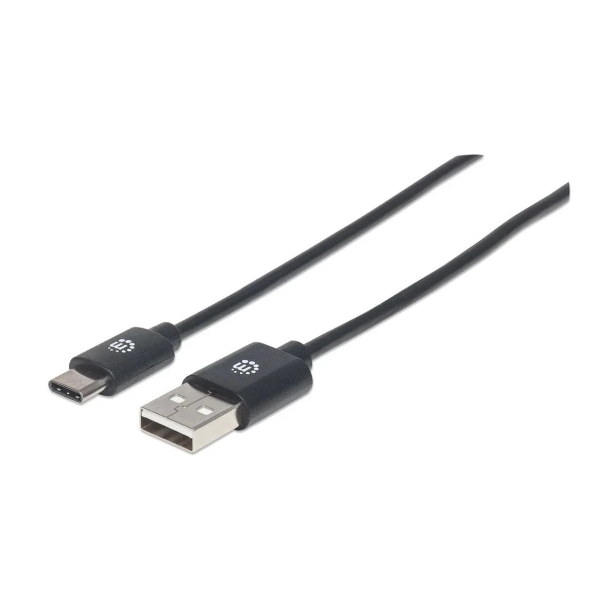 Cable Manhattan 354929 USB A USB C 2 Mts Negro 354929