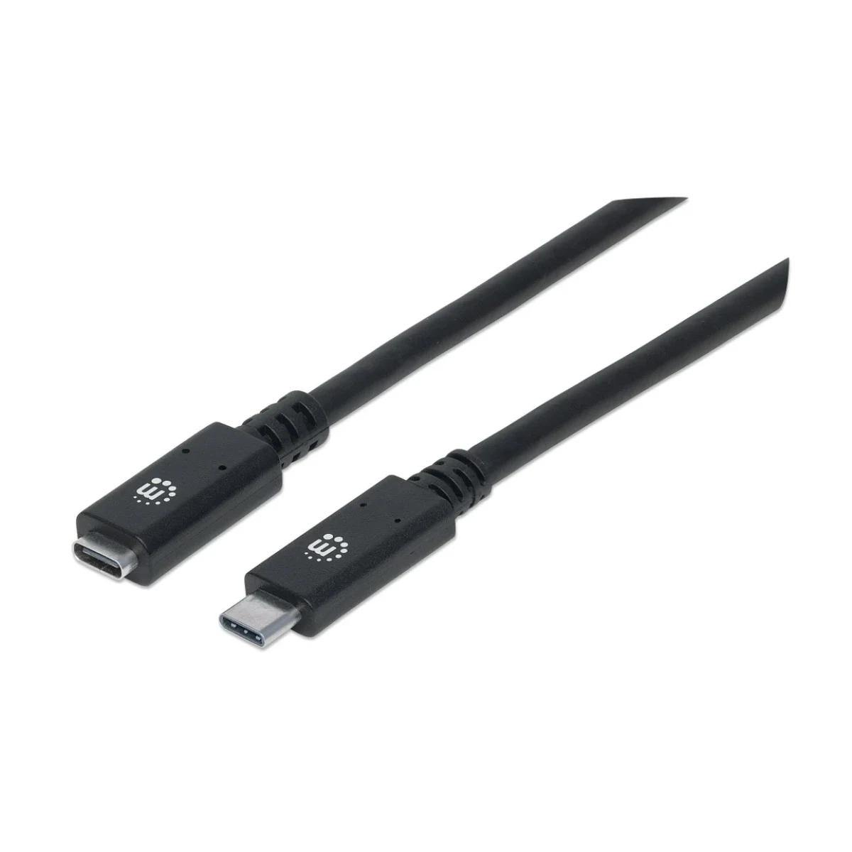Cable de Extension Manhattan 355230 USB C Macho a USB C Hembra 50cm 355230