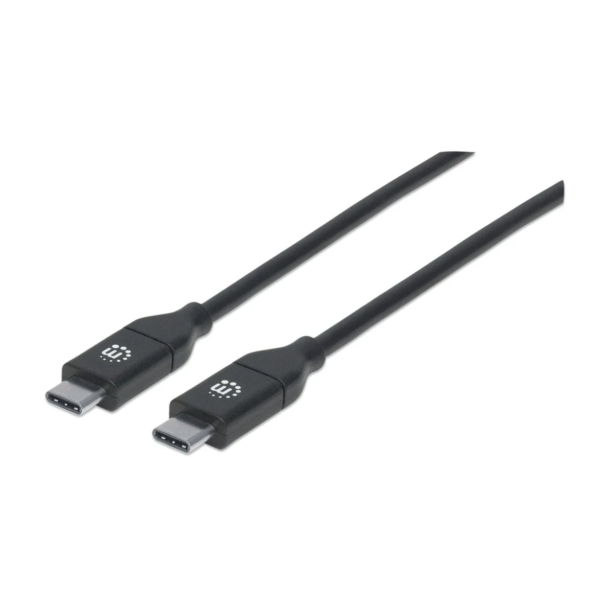 cable usb manhattan 355247 usb c macho 2m negro