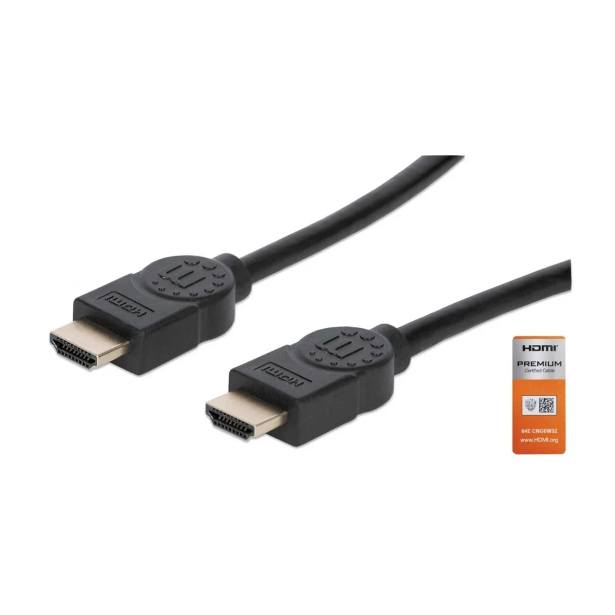 Cable de Video Manhattan 355360 HDMI 5M 4K 60Hz 355360