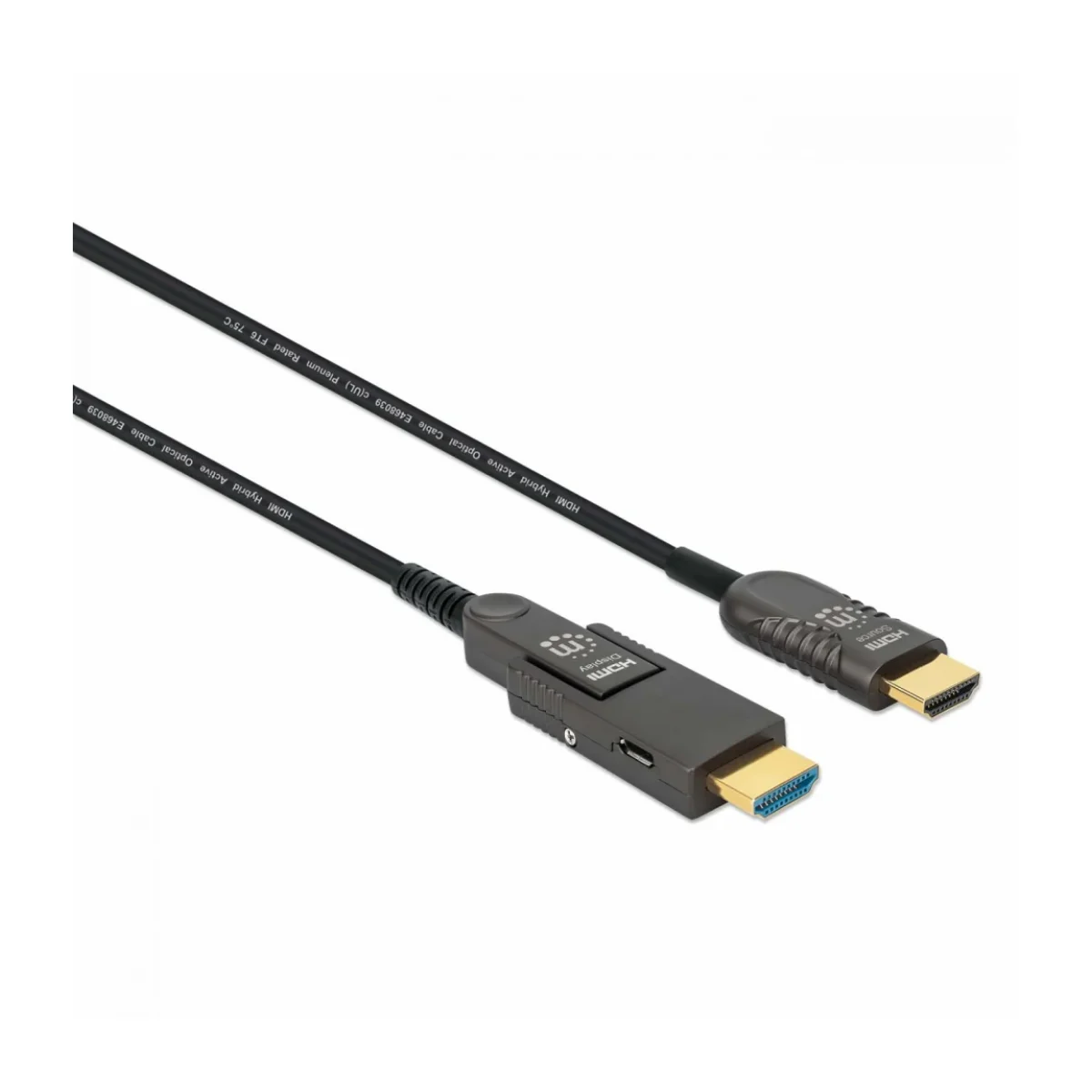 cable hdmi manhattan 355698 50m 4k 60hz 355698