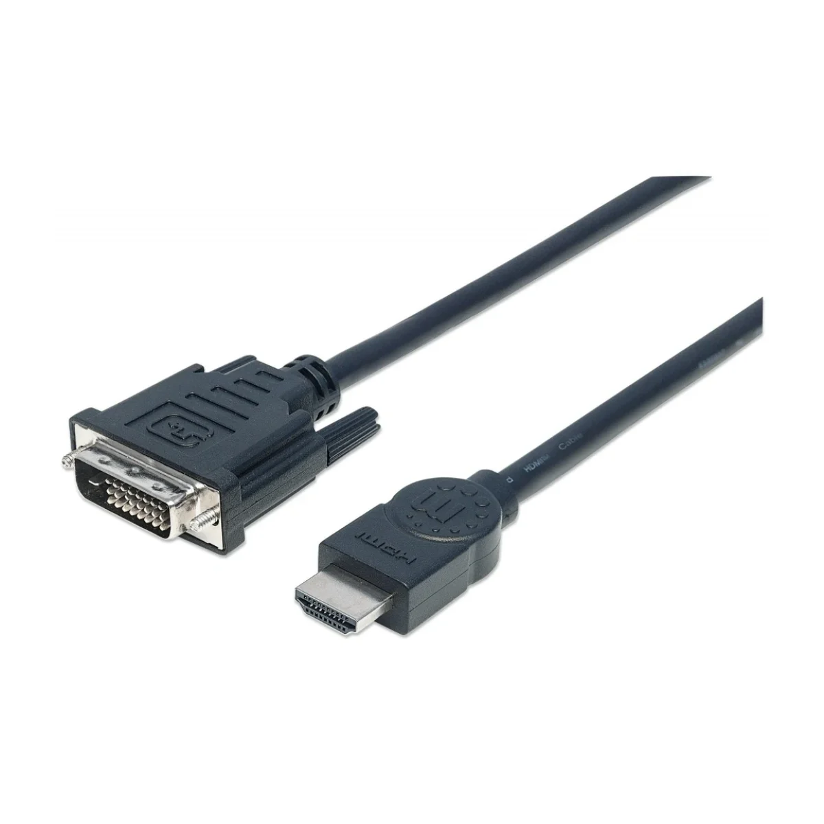 Adaptador de Video Manhattan 372510 HDMI a DVI D 3 Mts 372510