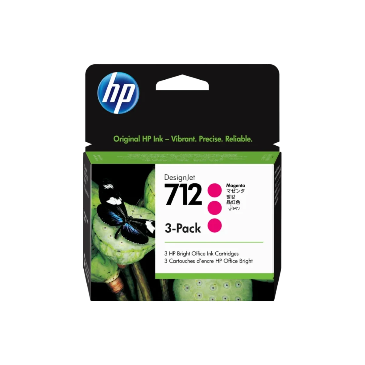 Cartucho de Tinta HP 712 Magenta DesignJet Original 3ED78A 3ED78A