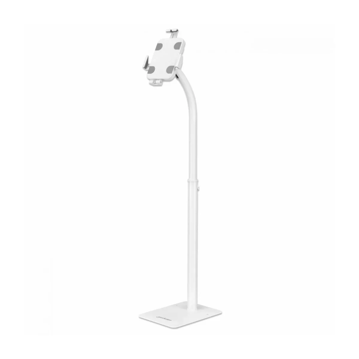 Soporte de Piso Manhattan 406345 79 a 11 Antirrobo Para Tablet Blanco 406345