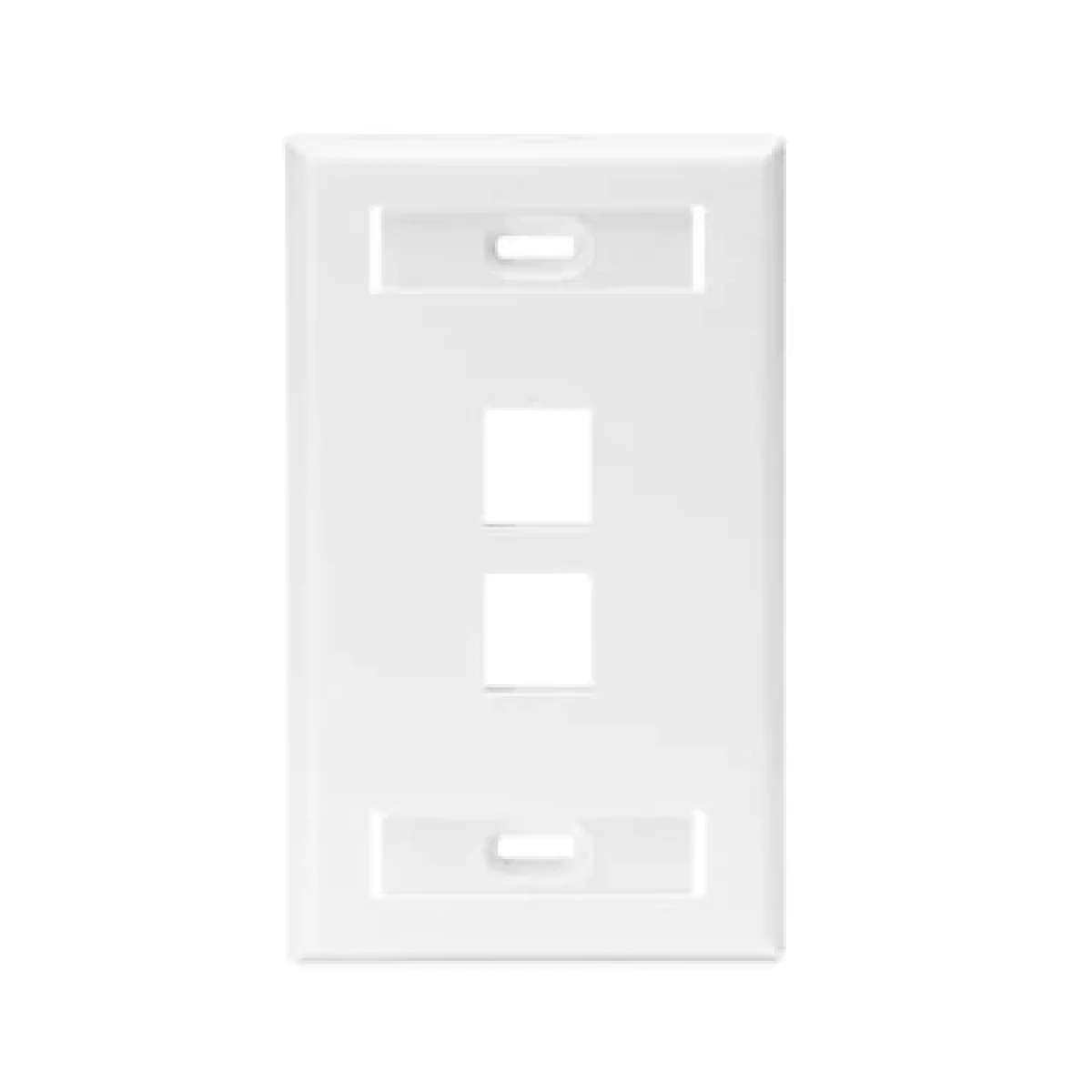 Placa de Pared LEVITON 2 Salidas Blanco 42080 2WS