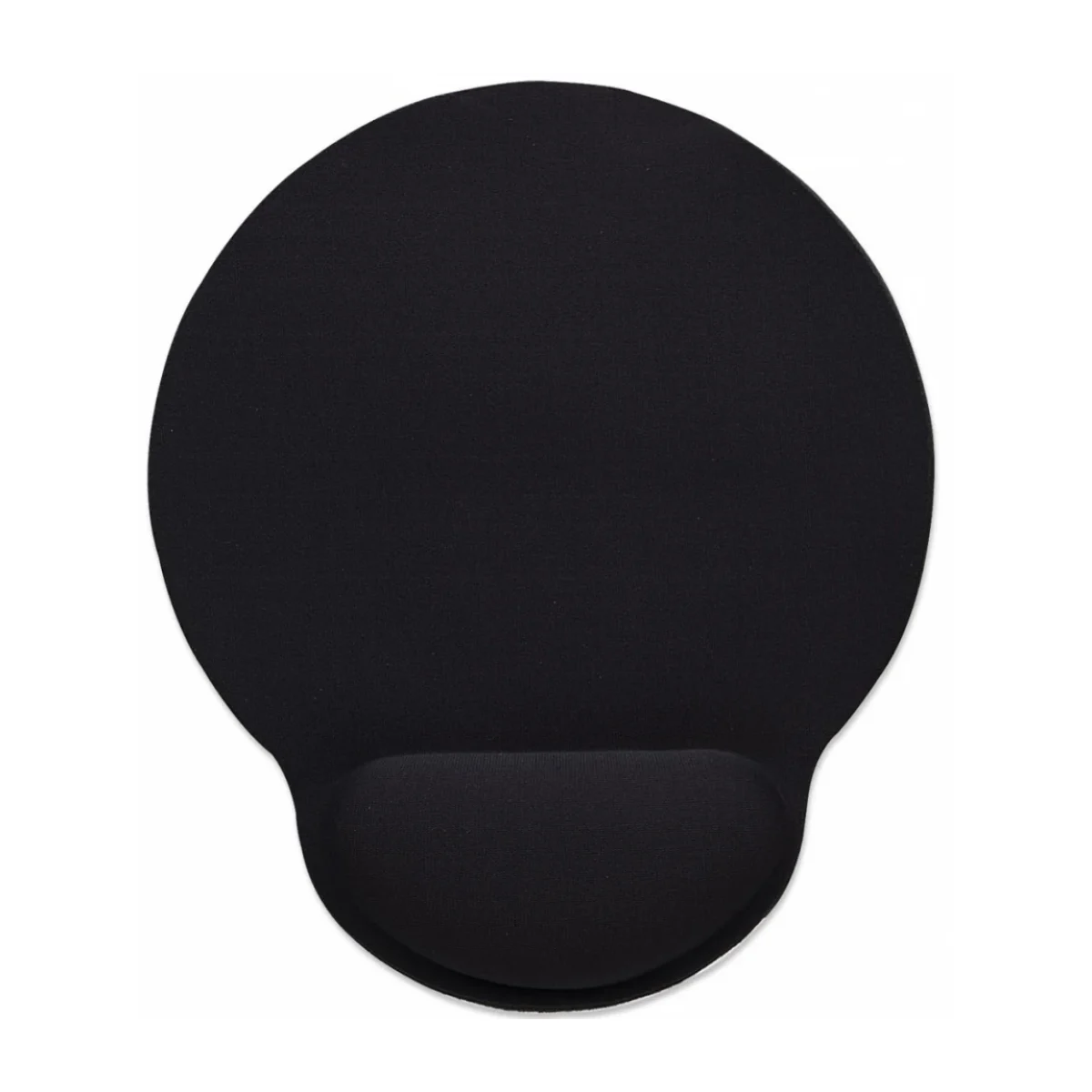 Mouse Pad Manhattan 434362 Descansa Munecas Gel Negro 434362