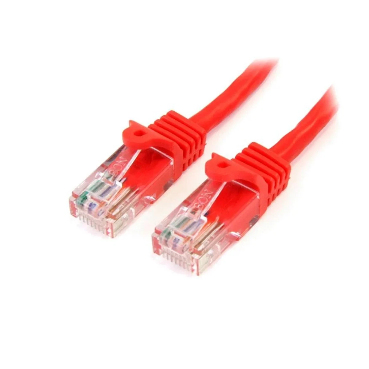 Cable de Red StarTechcom Cat5e RJ 45 1M Rojo 45PAT1MRD