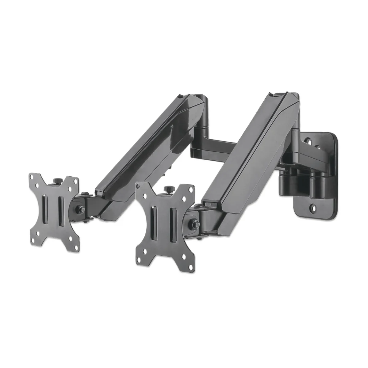 Soporte Manhattan 461627 17 a 32 Soporta 8Kg Para 2 Monitores Con piston a gas 461627