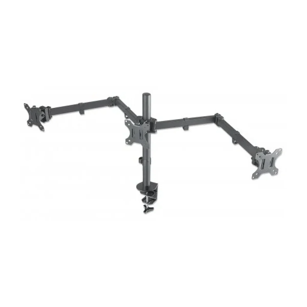 Soporte Manhattan 461658 13 a 27 Soporta 7Kg Para 3 Monitores Movimiento Articulado 461658