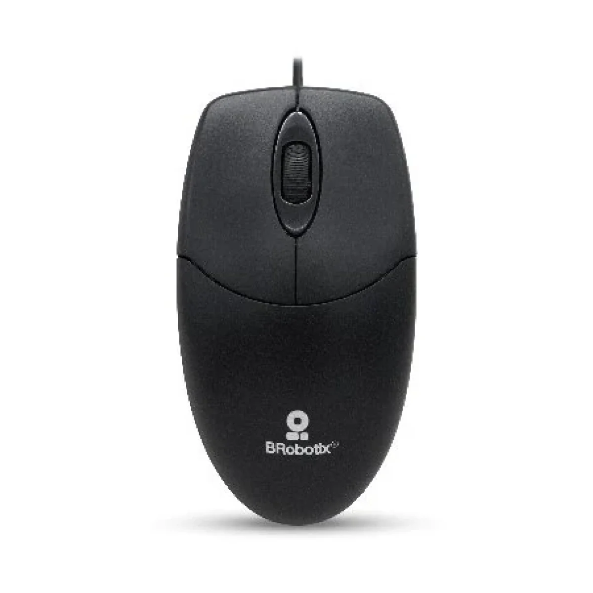 Mouse BRobotix 497202 Alambrico USB Negro 497202
