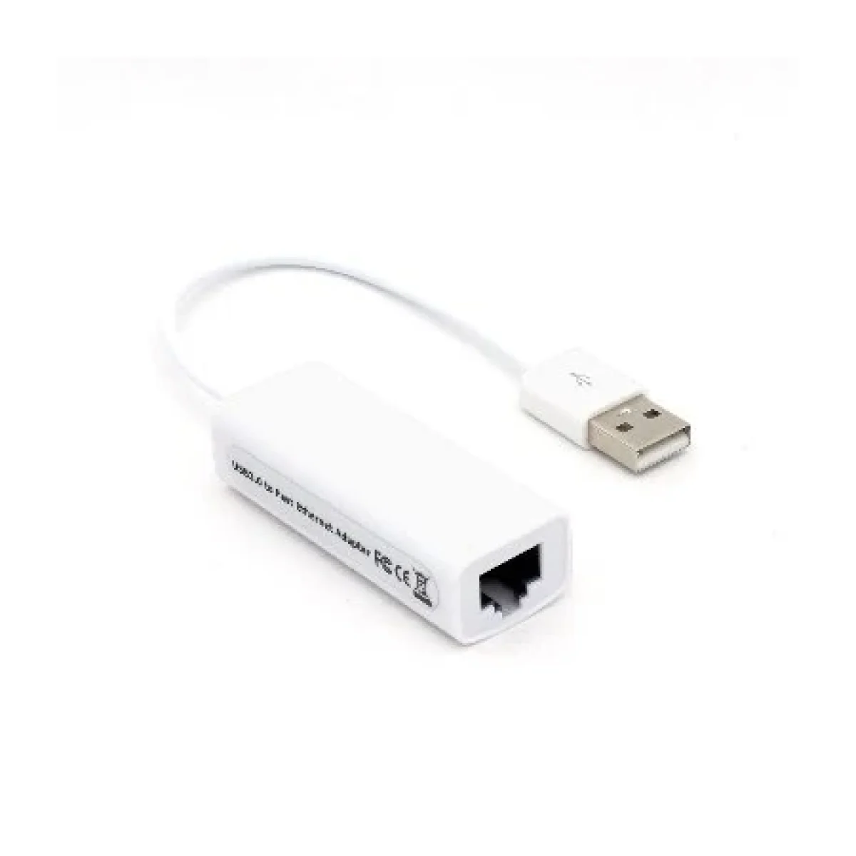 Convertidor BRobotix 497592 USB V20 a RJ45 Macho Hembra Blanco 497592