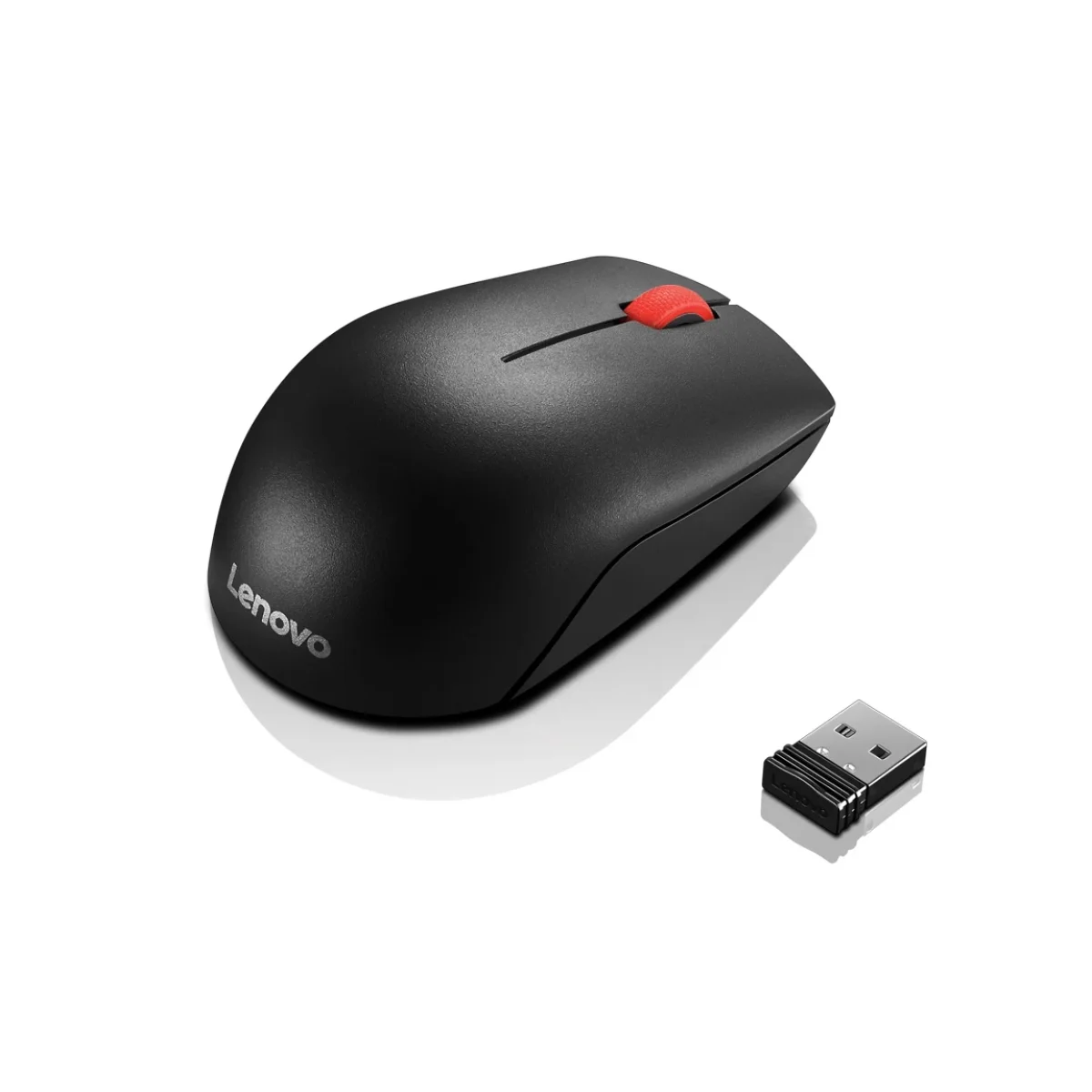 Mouse Lenovo Compacto Esencial Inalambrico USB Negro 4Y50R20864