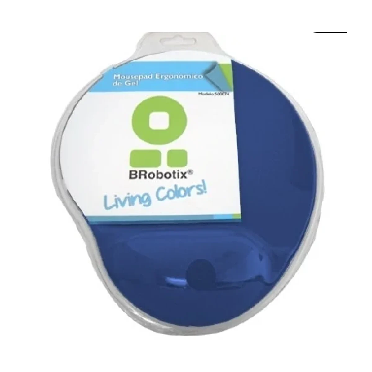 Mouse Pad BRobotix 500074 245 x 215 x 02 cm Gel Azull 500074A