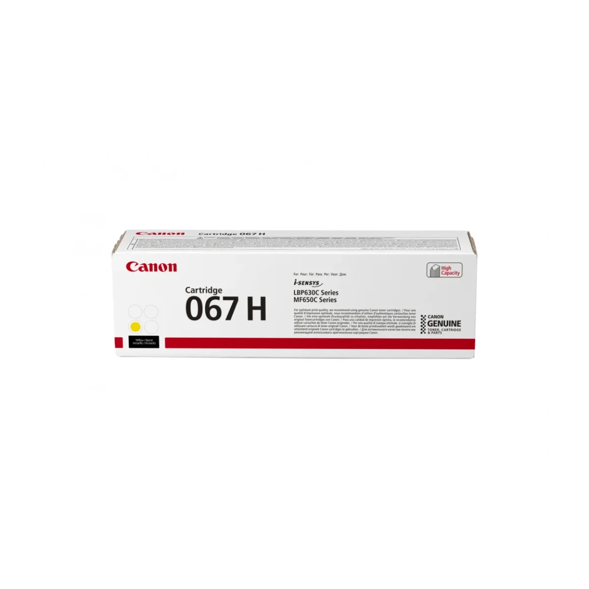 Toner Canon 067 H Y Amarillo 2350 Paginas 5103C001 5103C001AA