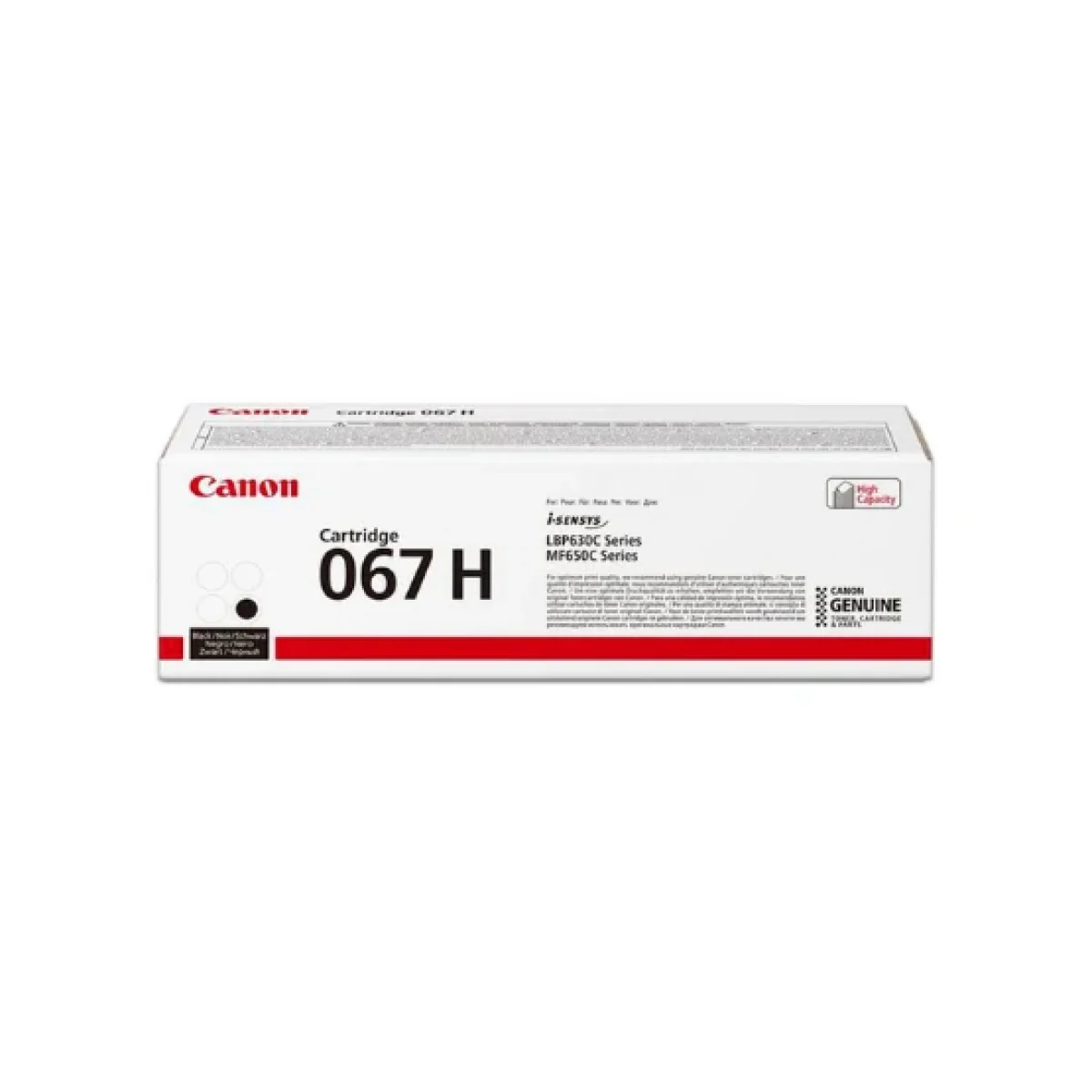 Toner Canon 067 H BK Negro 3130 Paginas 5106C001AA 5106C001AA