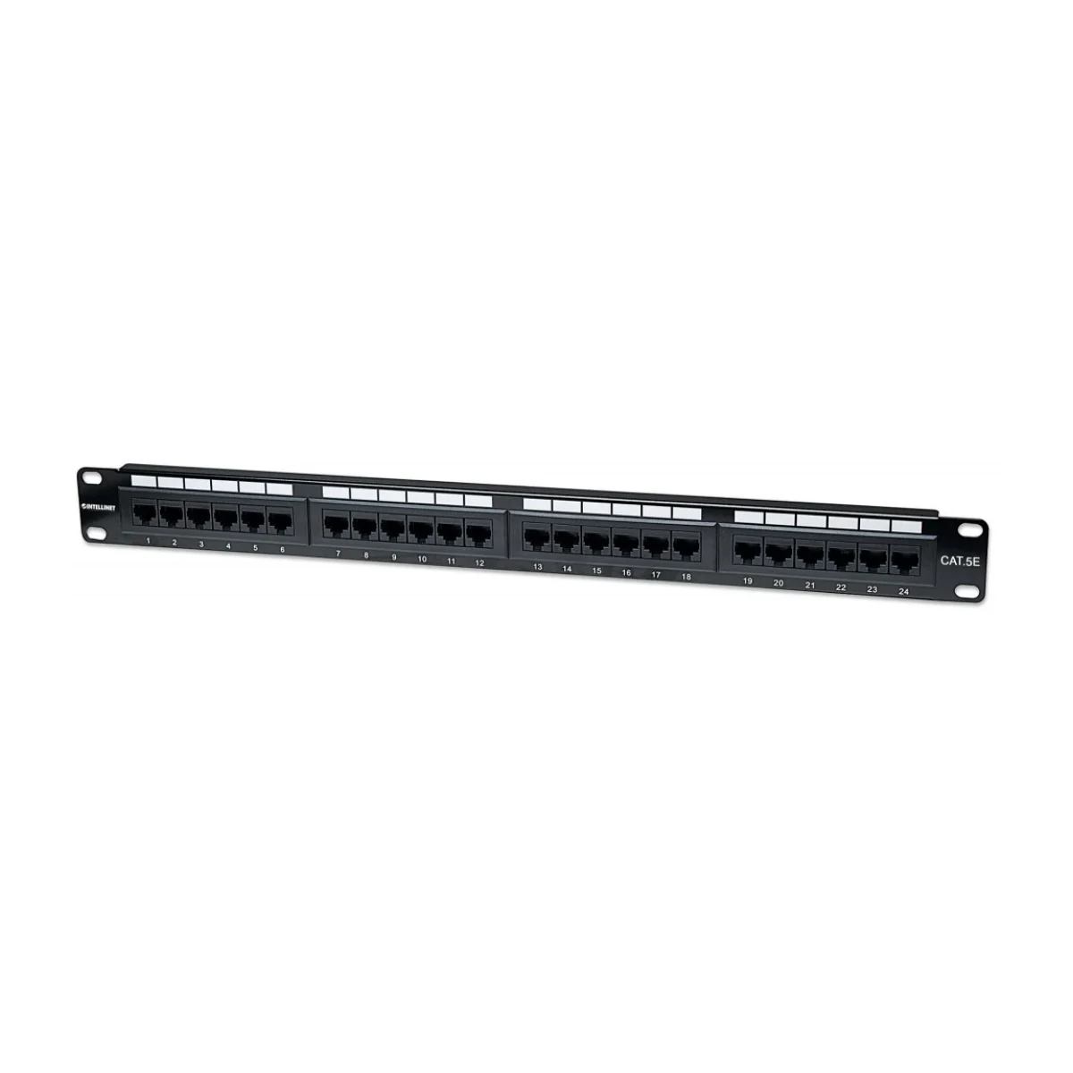 Panel de Parcheo Intellinet Cat5e 24 puertos 513555