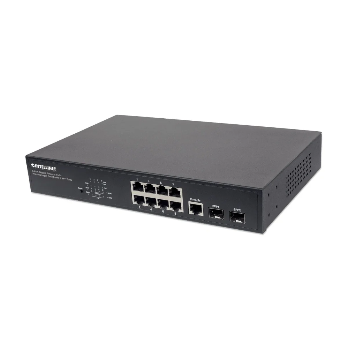 Switch Intellinet 561167 8 Puertos Gigabit 2 SFP Administrable 561167