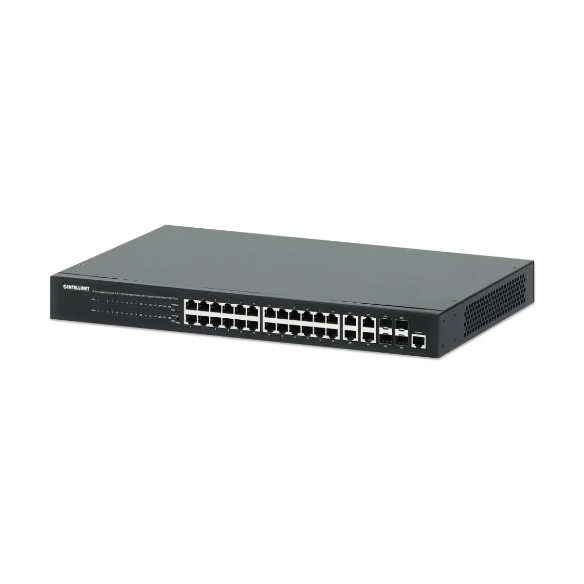 Switch Intellinet 561426 Gigabit 24 Puertos PoE 4 561426