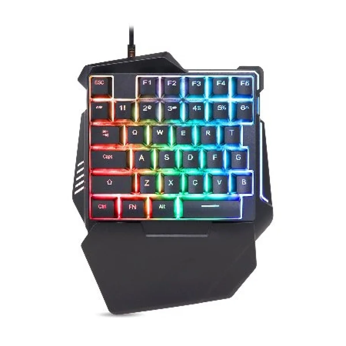Teclado Gamer BRobotix One Hand Alambrico RGB 567892