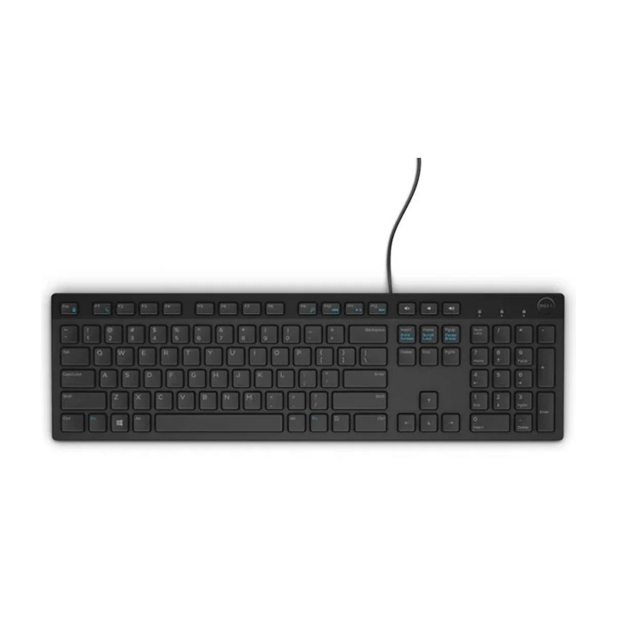 Teclado Dell KB216 Alambrico USB Ingles Negro 580 ADMT