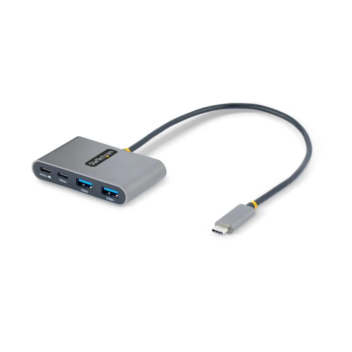 Hub USB StarTechcom USB C a 2x USB A 2x USB C Plata 5G2A2CPDB USB C HUB