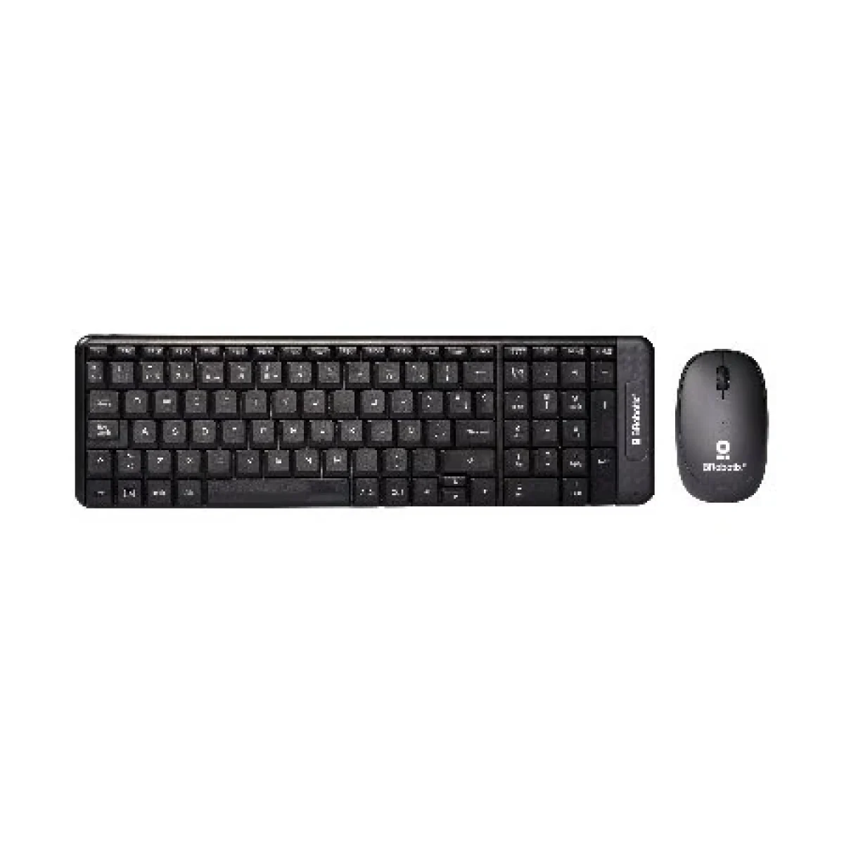 Kit de Teclado y Mouse BRobotix 6000618 Inalambrico USB Multimedia Espanol Negro 6000618