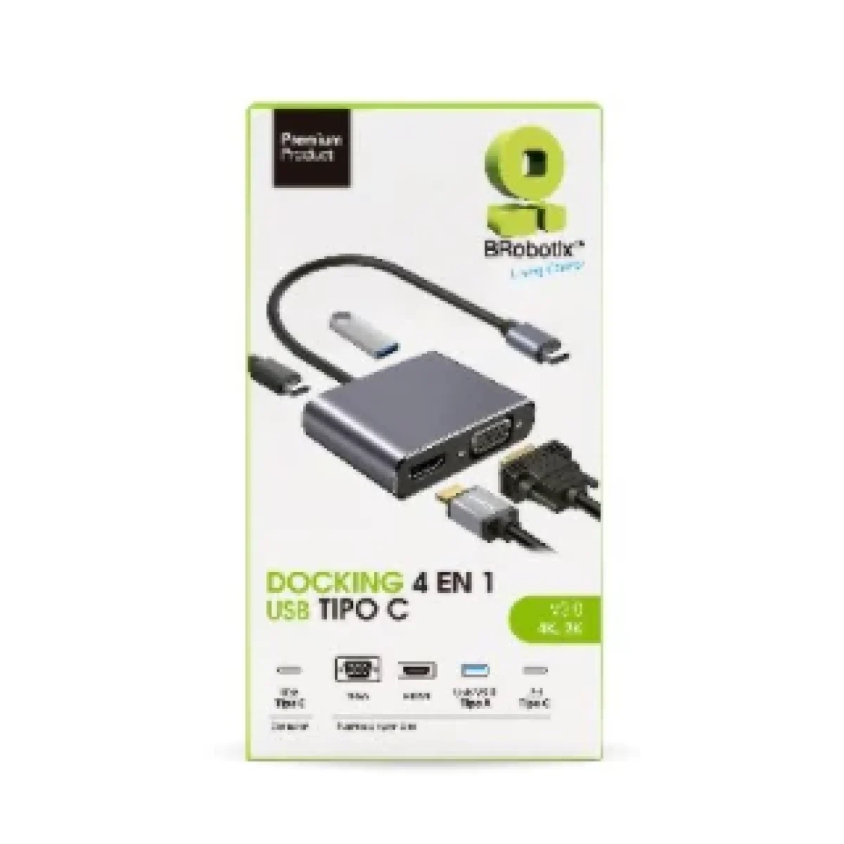 Convertidor de Video 6000687 USB C a VGA HDMI USB 30 USB C 6000687