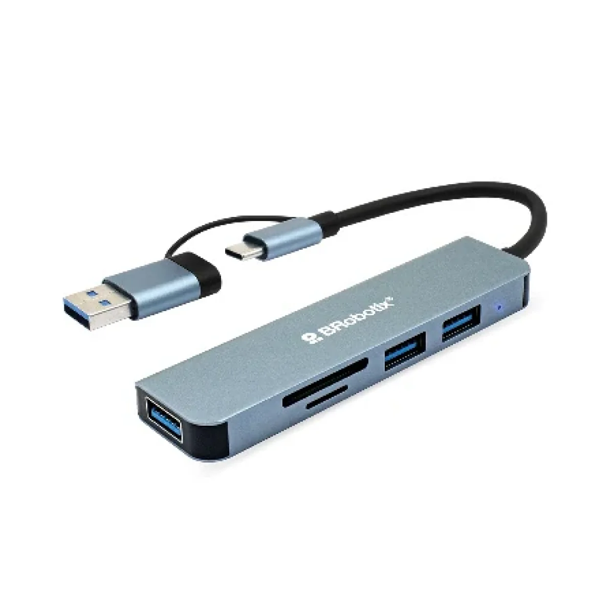 Docking Station BRobotix 6005453 USB SD Micro SD Plata 6005453