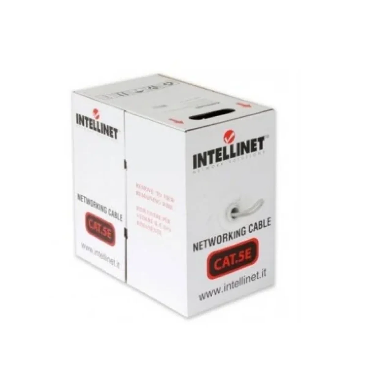 Bobina Intellinet Cat5e 100M 26 AWG Gris 704830