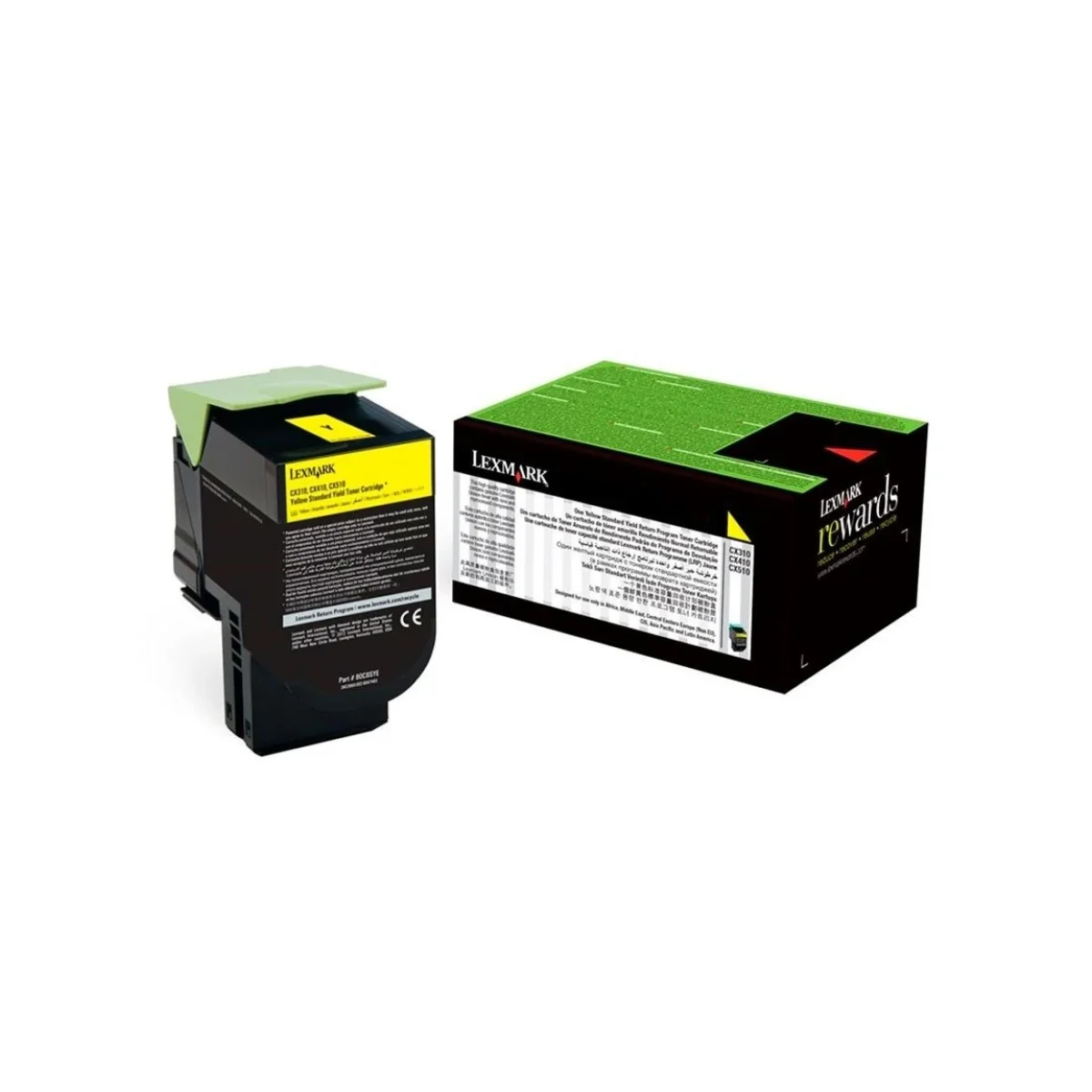 Toner Lexmark 70C8HY0 Amarillo Programa de Retorno 70C8HY0