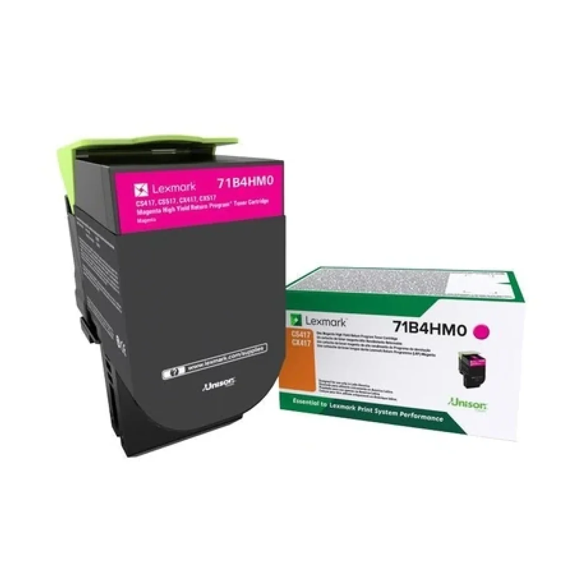 Toner Lexmark 71B4HM0 Magenta Alto Rendimiento 71B4HM0