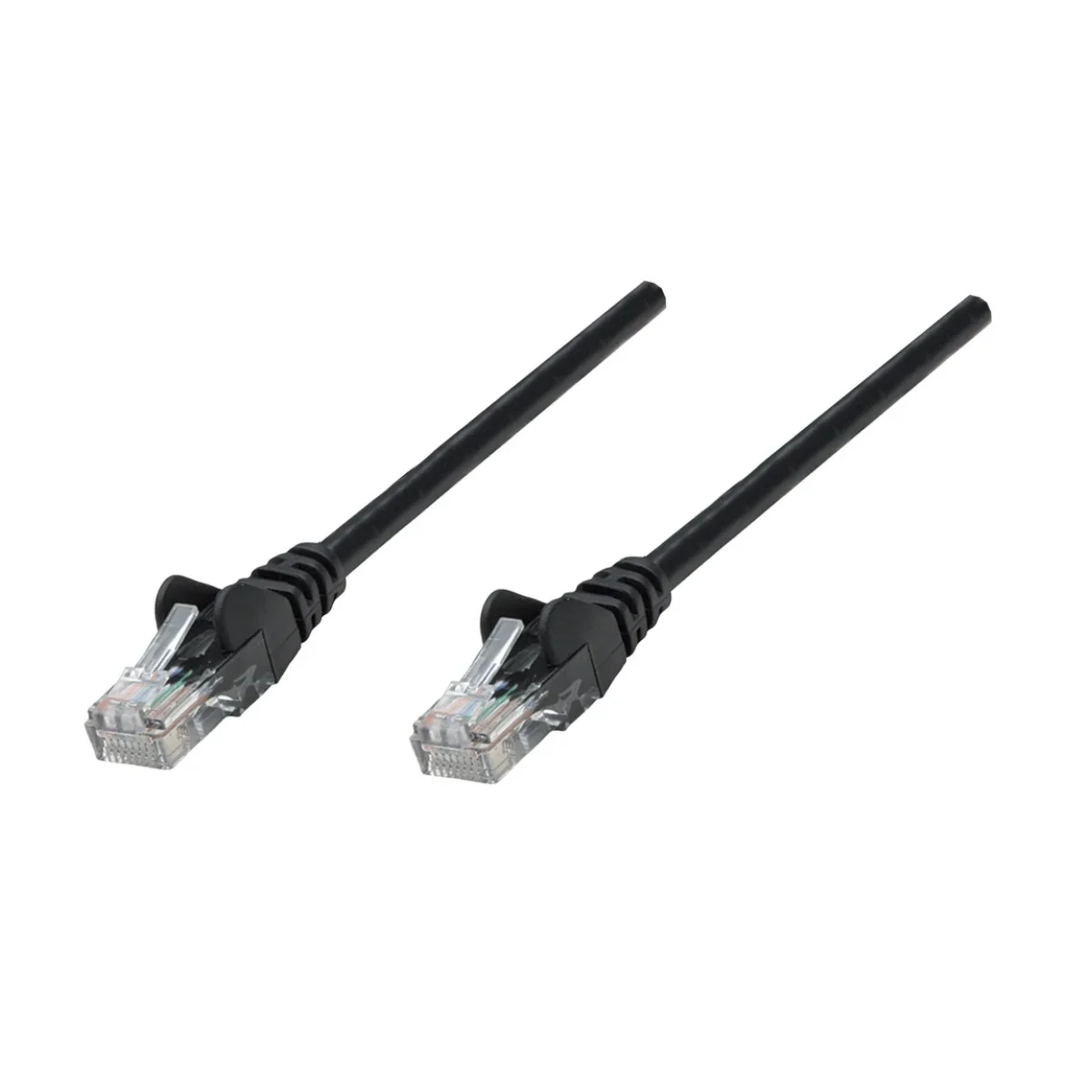 Cable de Red Intellinet Cat6a RJ 45 90cm Negro 741521
