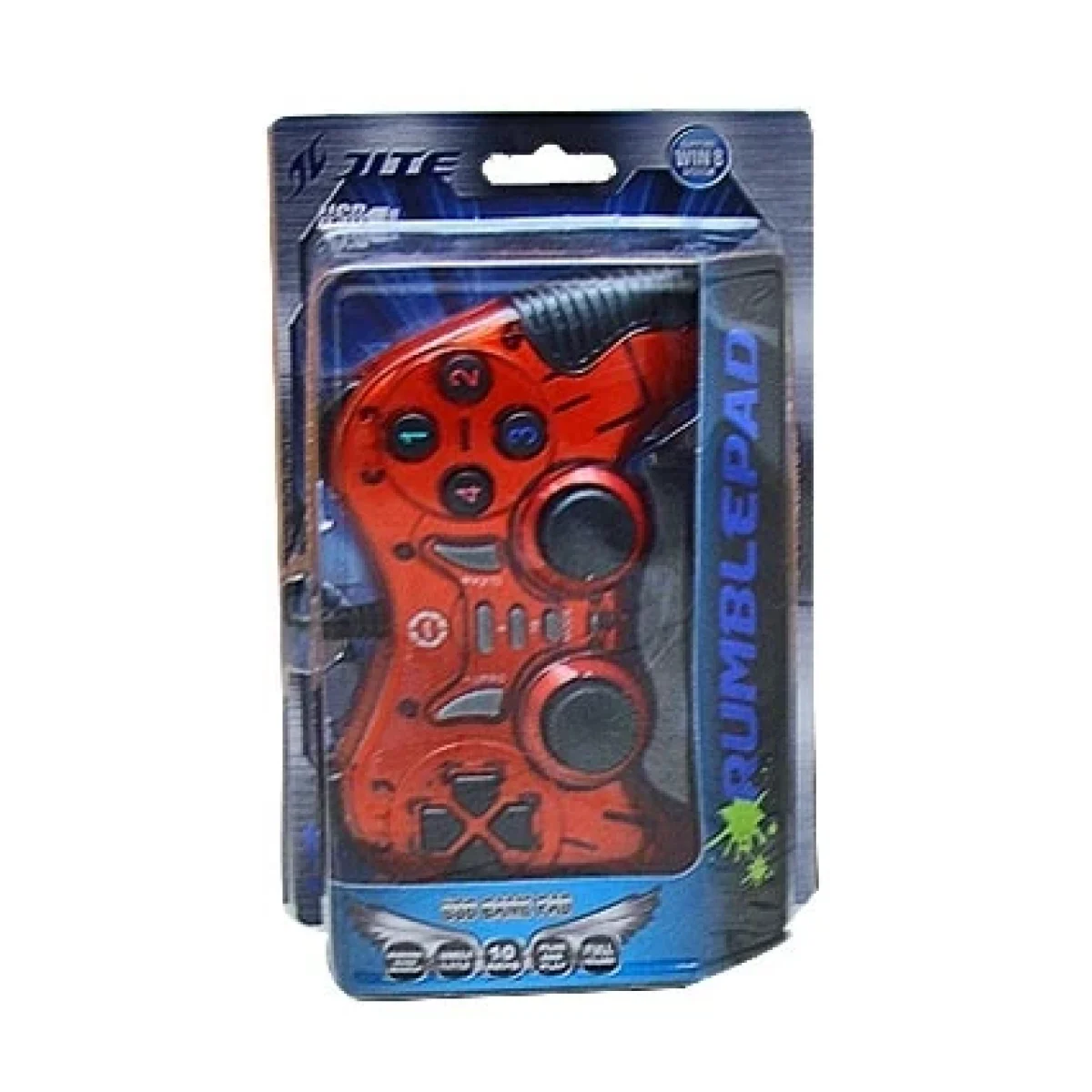 Control BRobotix RumblePad Alambrico Rojo 751899R 751899R