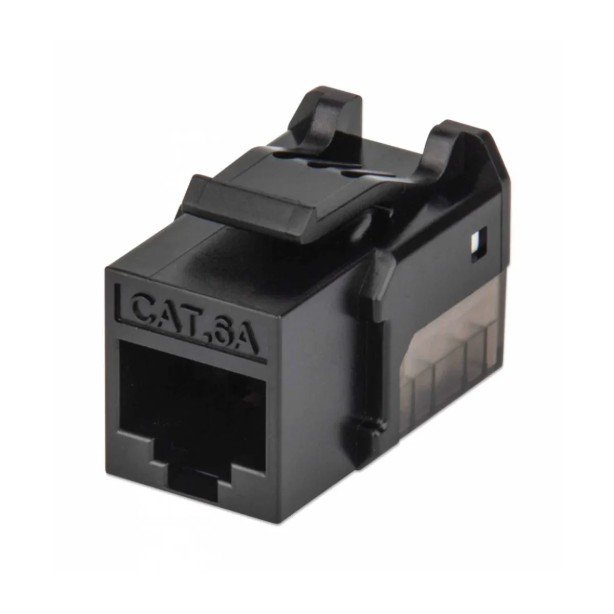 Jack Intellinet Cat6a RJ 45 Negro 772327