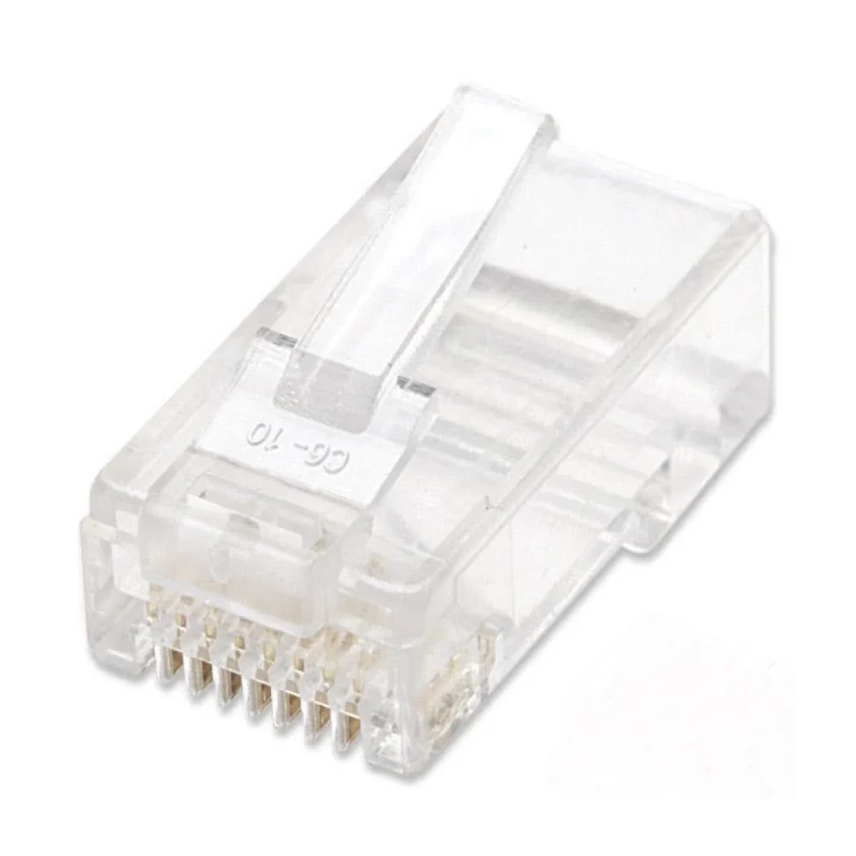 Plug Intellinet Cat5e RJ 45 Transparente 100 Piezas 790055