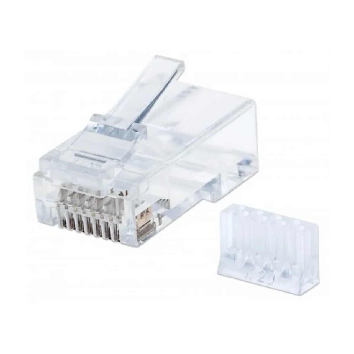 Plug Intellinet Cat6 RJ 45 Transparente 90 piezas 790611