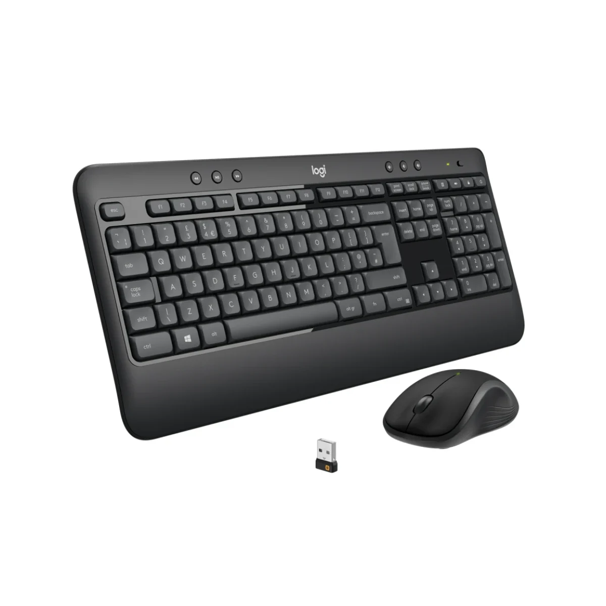 Kit Teclado Y Mouse Logitech Mk540 Advanced Inalambrico Usb Negro 920 008673