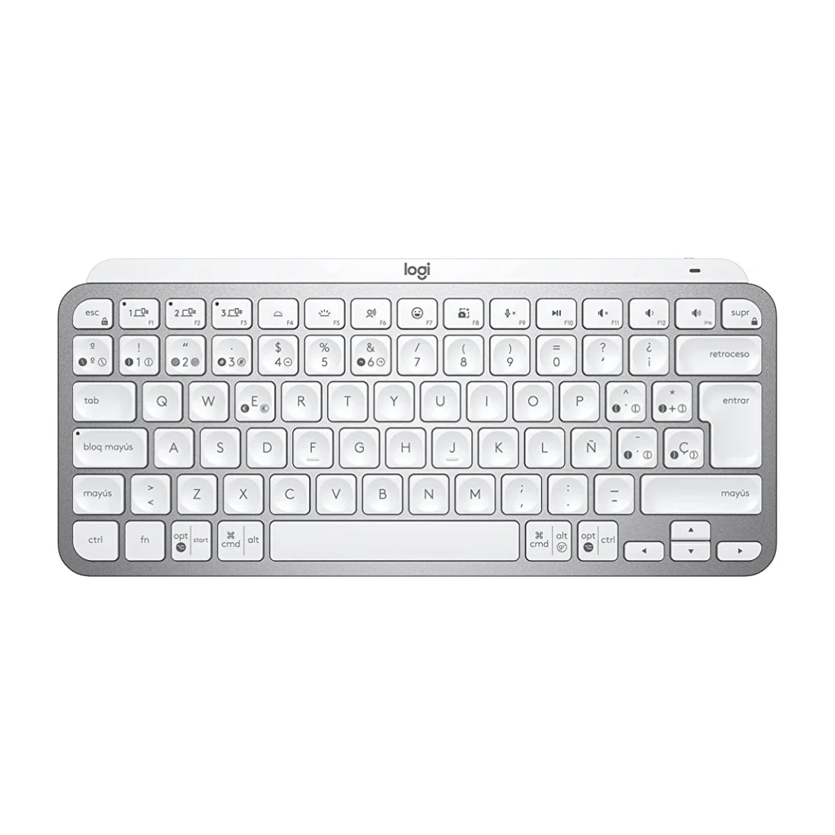 Teclado Logitech MX Keys Mini Inalambrico Blanco 920 010477