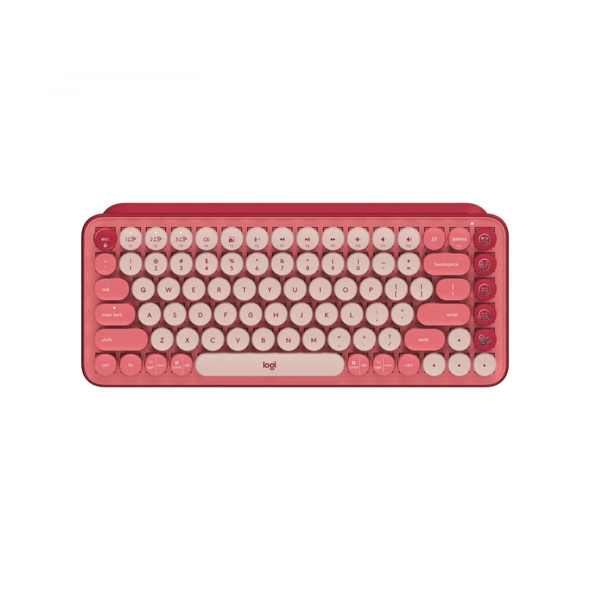 Teclado Logitech POP Keys Inalambrico Bluetooth USB Rosa Coral 920 010715