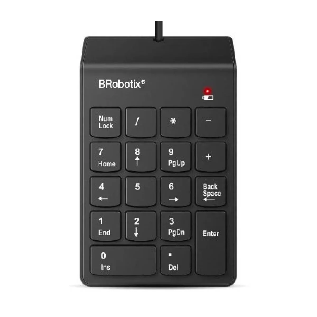 teclado numerico brobotix 963234 usb inclinacion de 15 negro 963234