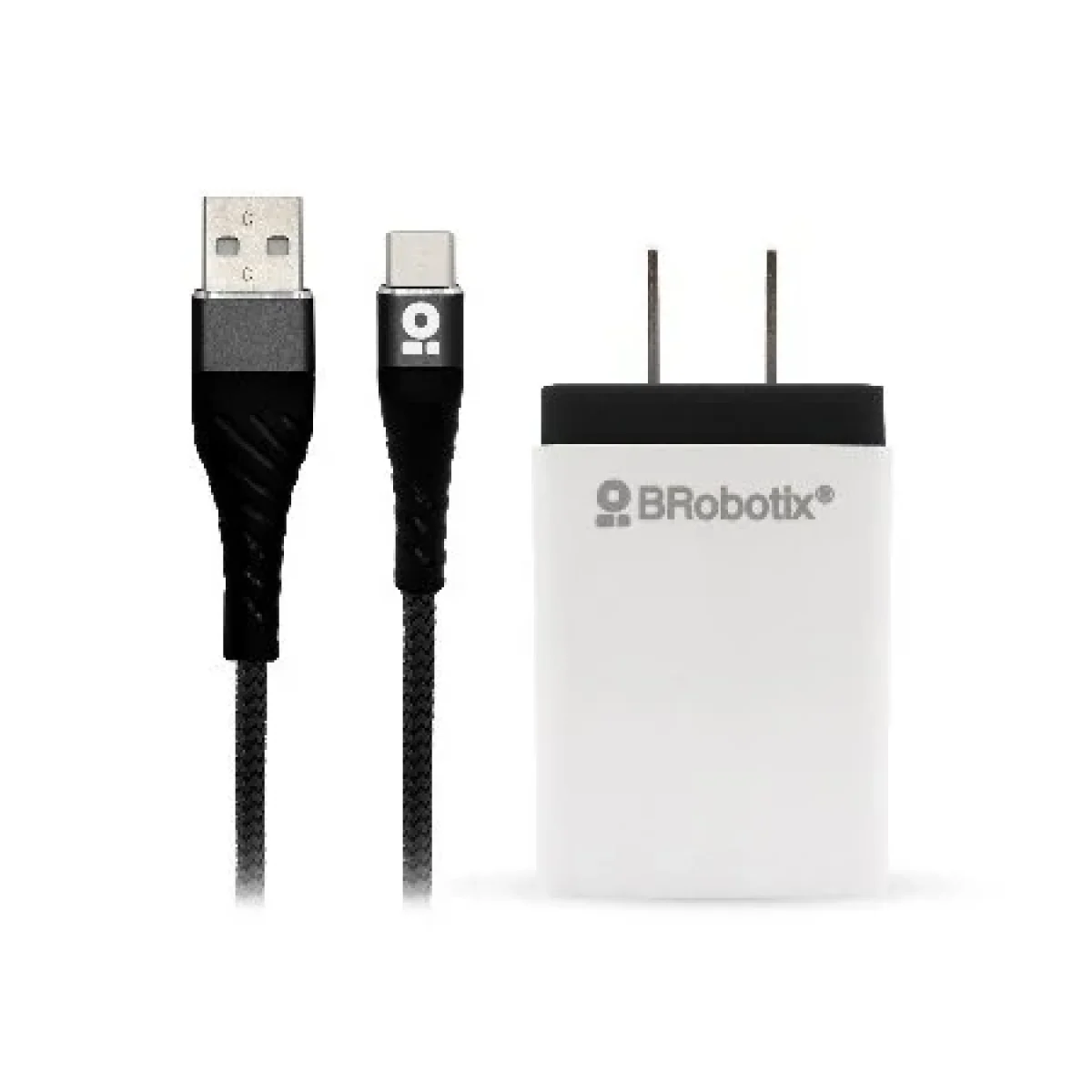 Cargador BRobotix 963325 USB C Blanco Negro 963325